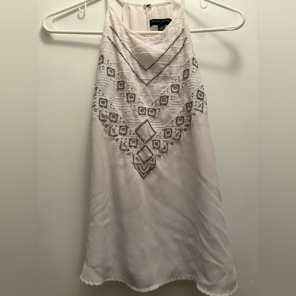 Banana Republic White Blouse